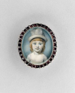 Portret van een Kind, ca. 1780 door George Engleheart
