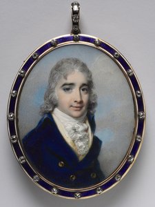 Portret van een Man, ca. 1800 door George Engleheart