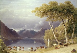 Hoofd van Ullswater in het Lake District