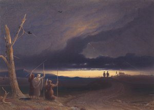 Macbeth en Banquo op de Heide