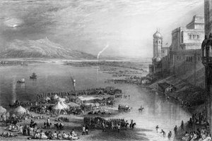 Deel van de Chaut, bij Hurdwar, 1838 door George Francis White