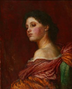De Kokette door George Frederic Watts