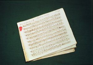 Originele partituur van The Messiah
