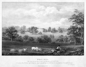West Hill, nabij Wandsworth, Londen, 19e eeuw door George Frederick Prosser
