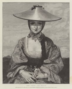 Mary Augusta, Lady Holland door George Frederick Watts