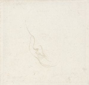 Studie voor een kinderhoofd, ca. 1860 door George Frederick Watts