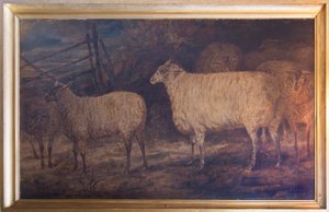 De verbetering van het South Down-schapenras in Holkham in Norfolk, 1793-1807 door George Garrard