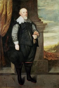 Portret van Sir Arthur Ingram (c.1570-1642) 1638 door George Geldorp