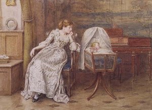 Moederliefde door George Goodwin Kilburne