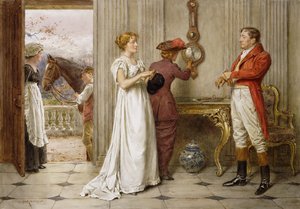 Een Zuidelijke Wind en een Bewolkte Lucht door George Goodwin Kilburne