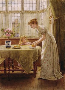 Middagtraktatie door George Goodwin Kilburne