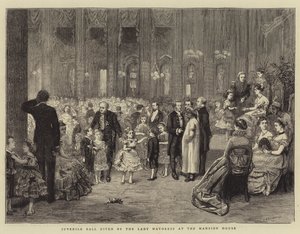 Jeugdbal gegeven door de Lady Mayoress in het Mansion House door George Goodwin Kilburne