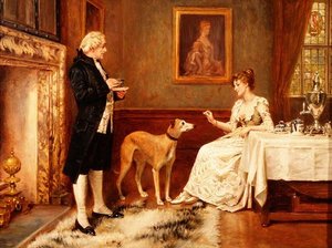 De Favoriet door George Goodwin Kilburne