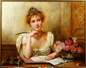 De brief door George Goodwin Kilburne