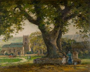 Wensley Village, Yorkshire door George Graham