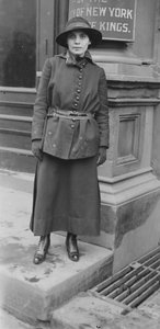 Fania Mindell waarschijnlijk genomen tijdens het Bownsville-proces, 1917 door George Grantham Bain