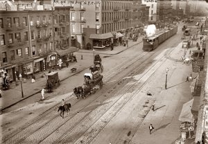 Eleventh Avenue en New York Central Railroad door George Grantham   Bain News Service Bain
