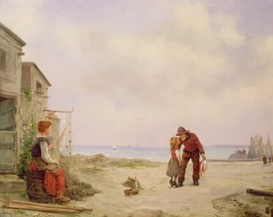 De terugkeer van de visser door George Haquette