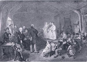 Catechisatie in een klaslokaal, uit The Magazine of Art 1893, Cassell and Company, 1893