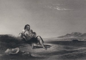 Illustratie voor Auld Lang Syne door Robert Burns door George Harvey