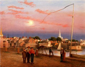 Newport, einde van de dag, 1851