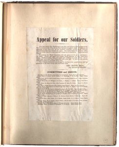 Oproep voor onze soldaten, Ohio [in plakboek], ca. 1861-1865 door George Hatch