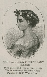 Mary Augusta, vierde Lady Holland door George Hawkins