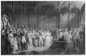 Het huwelijk van koningin Victoria en prins Albert, ca. 1840, 1911