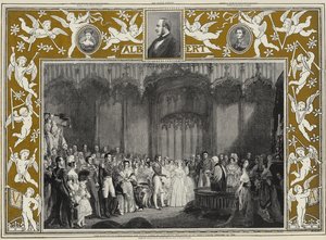 Het huwelijk van koningin Victoria en prins Albert van Saksen-Coburg en Gotha in St James