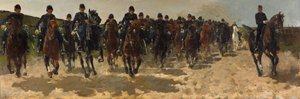 Cavalerie door George Hendrik Breitner