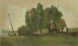 Boerderij door George Hendrik Breitner