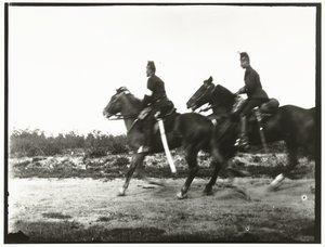 Gele Rijders van de artillerie te paard