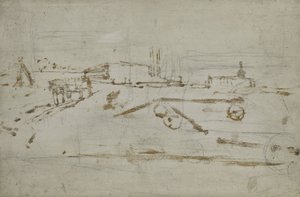 De rand van een stad door George Hendrik Breitner