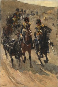 De gele ruiters door George Hendrik Breitner
