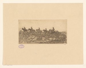 Veldartillerie door George Hendrik Breitner