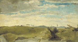 Gezicht in de duinen bij Dekkersduin, Den Haag