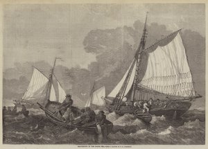 Kabeljauw vissen in de Noordzee door George Henry Andrews