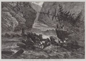 De Canadese Houthandel, het opruimen van een Blokkade door George Henry Andrews