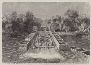 De Prins van Wales in Canada, Zijne Koninklijke Hoogheid daalt een Timer-Slide af in Ottawa door George Henry Andrews