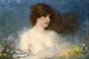 Een Lente Idylle door George Henry Boughton