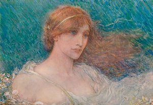 April, c1850-1905, 1906 door George Henry Boughton
