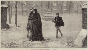 Kerstmorgen in de Oude Tijd