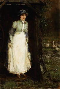 Lenteshowers door George Henry Boughton