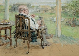 Onbekend schilderij door George Henry Boughton