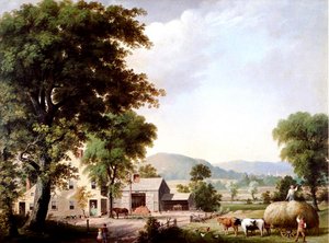 Hooien bij Jones Inn, 1854
