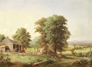 Zomerlandschap, 1862 door George Henry Durrie