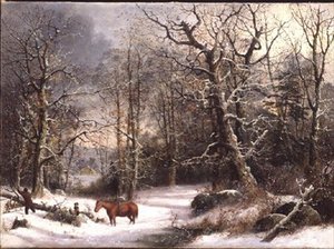 Houthakker in de Winter