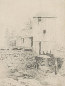 De Oude Molen, 1846 door George Henry Hall