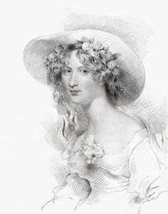 Anna Maria Porter, gegraveerd door Thomas Woolnoth uit 