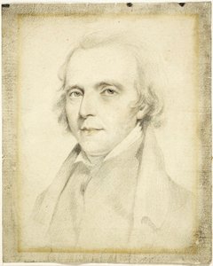 Portret van John Flaxman, R.A. door George Henry Harlow